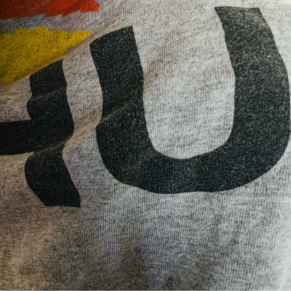 HUF REWORKED Grey Rainbow Ruched Tube Top - Picture 9 of 10